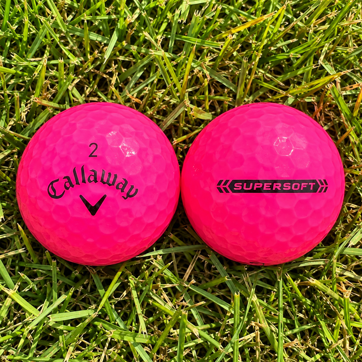 Callaway Supersoft Lyserød - Grade A - 12 stk