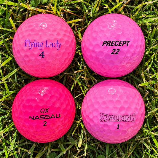 Lyserøde golfbolde Mix