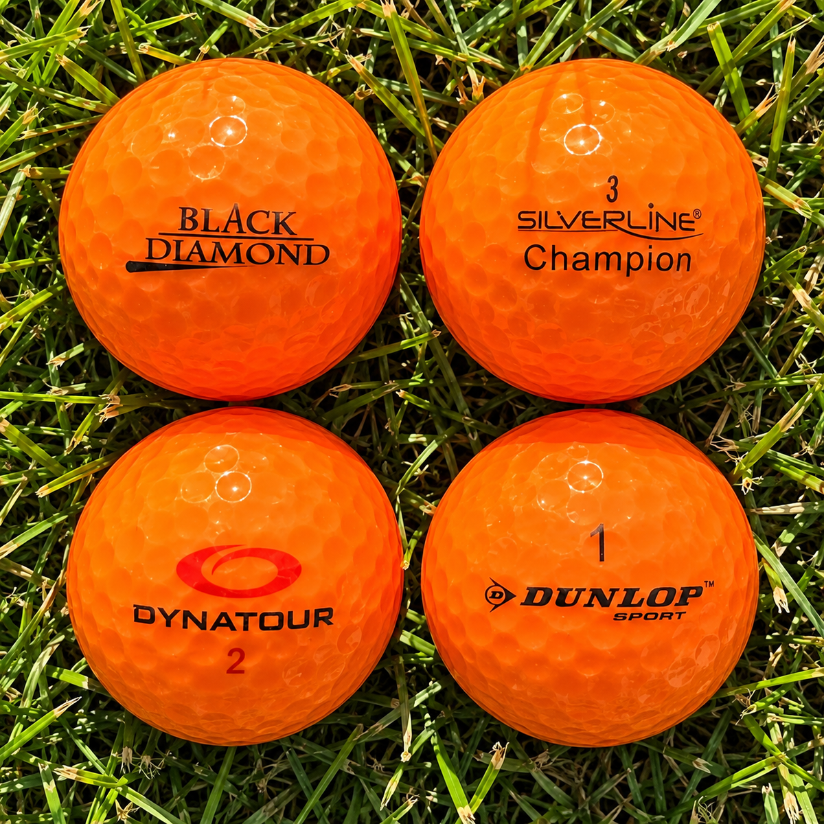 Orange golfbolde Mix
