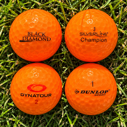 Orange golfbolde Mix