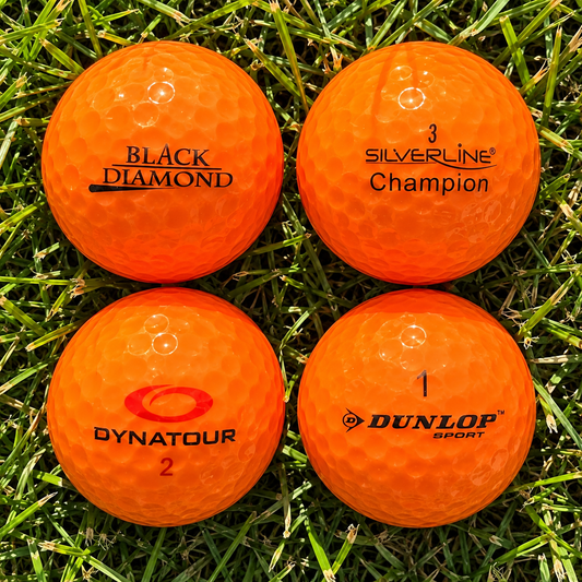 Orange golfbolde Mix