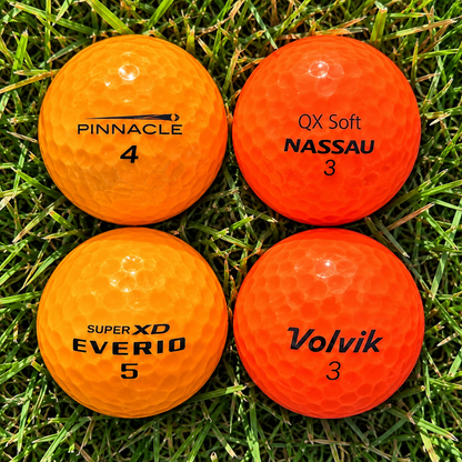 Orange golfbolde Mix