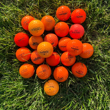 Orange golfbolde Mix