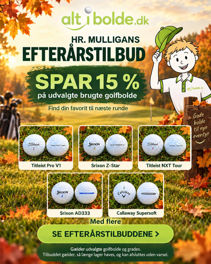 Hr. Mulligans tilbud – se udvalgte golfbolde og grades